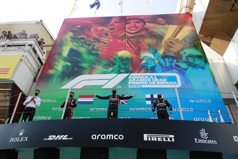 Hamilton "humbled and honoured" to break Schumacher's F1 podium record