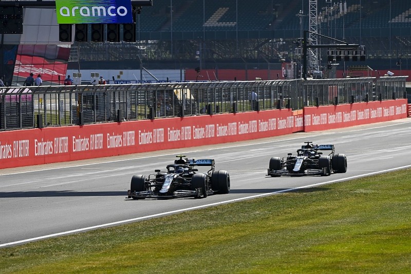 Mercedes judged Bottas’ tyres after stop to extend Hamilton stint in 70th Anniversary GP