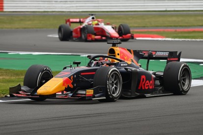 Silverstone F2: Tsunoda handed sprint win after Prema's drivers clash