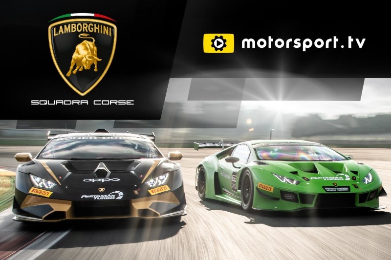 Lamborghini Squadra Corse startet eigenen Kanal auf Motorsport.tv