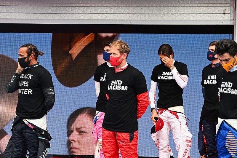 Vettel: Drivers were "let down" by FIA and F1 over anti-racism stance
