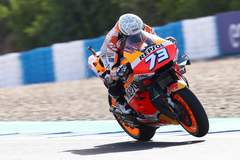 Alex Marquez tumble in Jerez MotoGP practice was a "mistake of the rookie"