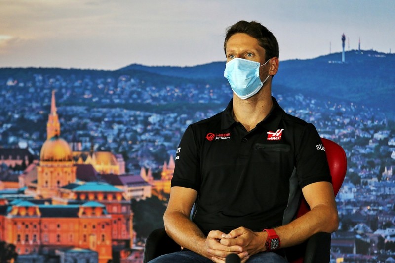Haas F1 team's uncertain future is "elephant in the room" - Grosjean