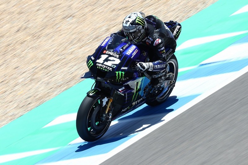 Yamaha's Vinales tops red-flagged second Jerez MotoGP test