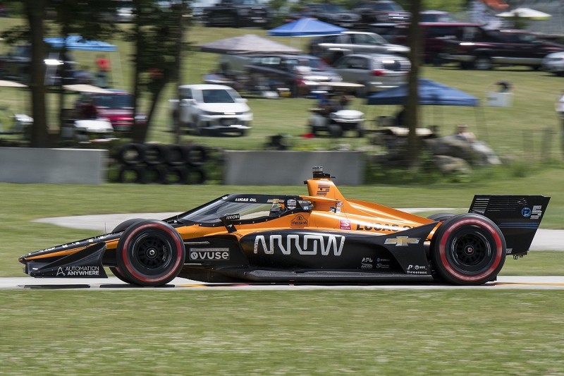 O'Ward "ecstatic" but "disappointed" after falling short of maiden IndyCar win