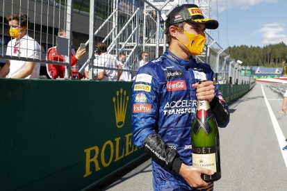 Norris thought he'd "fudged" run to maiden F1 podium in Austrian GP
