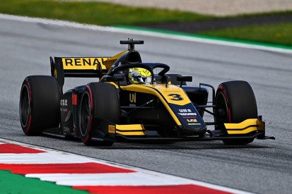 Renault junior Zhou grabs Formula 2 pole position in Austria
