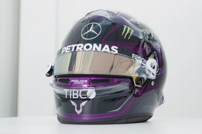 Hamilton unveils new black F1 helmet design with BLM message