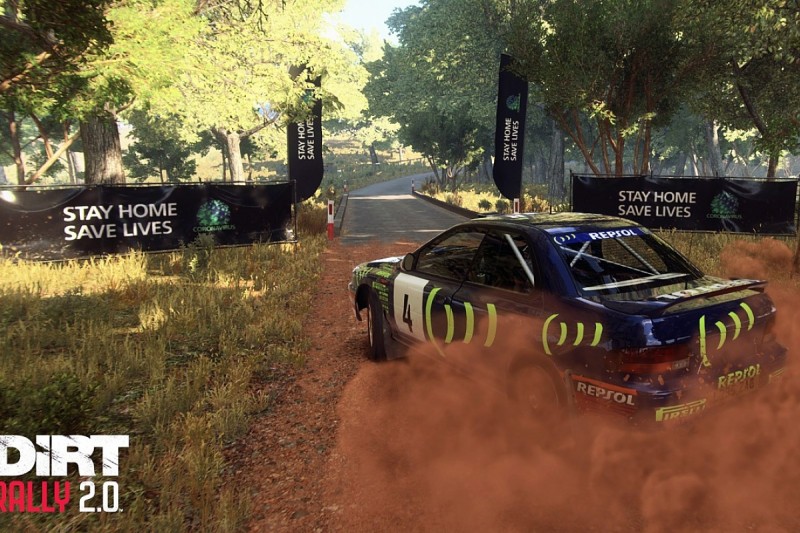 Codemasters adds "Stay Home Save Lives" messaging into rally game