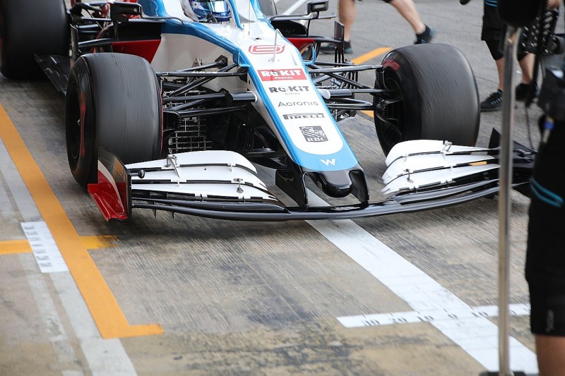 New Williams front wing among tech developments for second F1 test