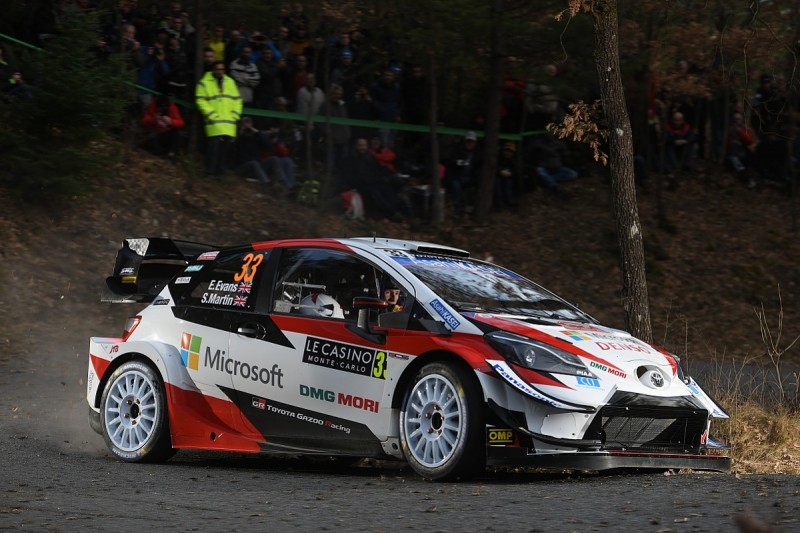 Monte Carlo Rally WRC: Evans seizes Friday lead after Tanak's crash
