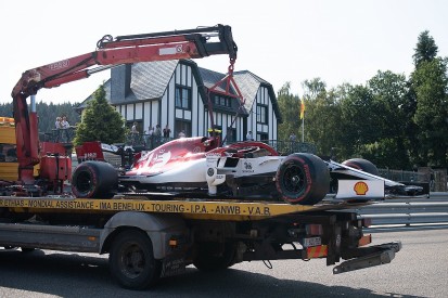 Late Spa shunt could have cost Giovinazzi his drive - Alfa