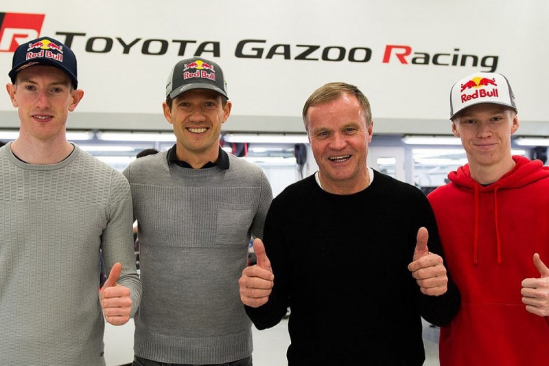 Toyota reveals Ogier, Evans, Rovanpera in three-car '20 WRC line-up