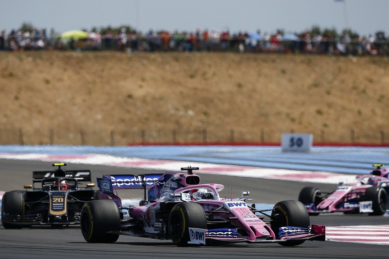 Perez baffled by French GP penalty for off-track moment on first lap