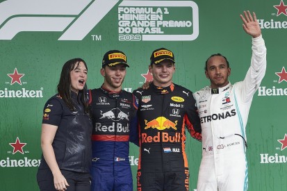 Hamilton, Verstappen praise "incredible" Gasly podium