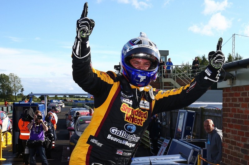 BTCC Croft: Chilton wins race three after wet tyre choice, Cook P2