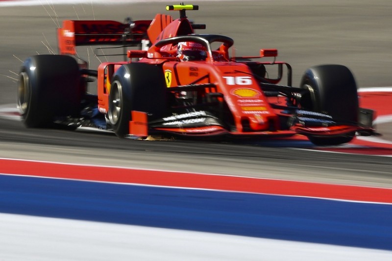 US Grand Prix: Austin F1 track bumps caused Leclerc throttle issue