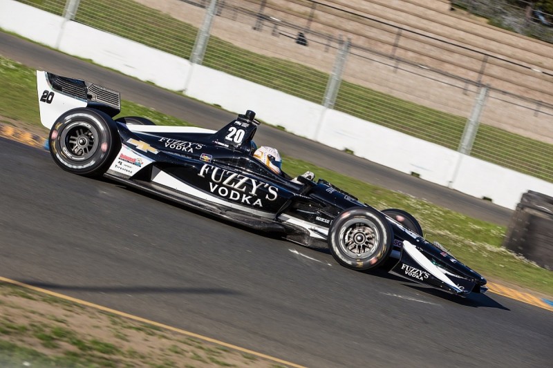 ECR hands road/street course driver King Phoenix IndyCar oval test