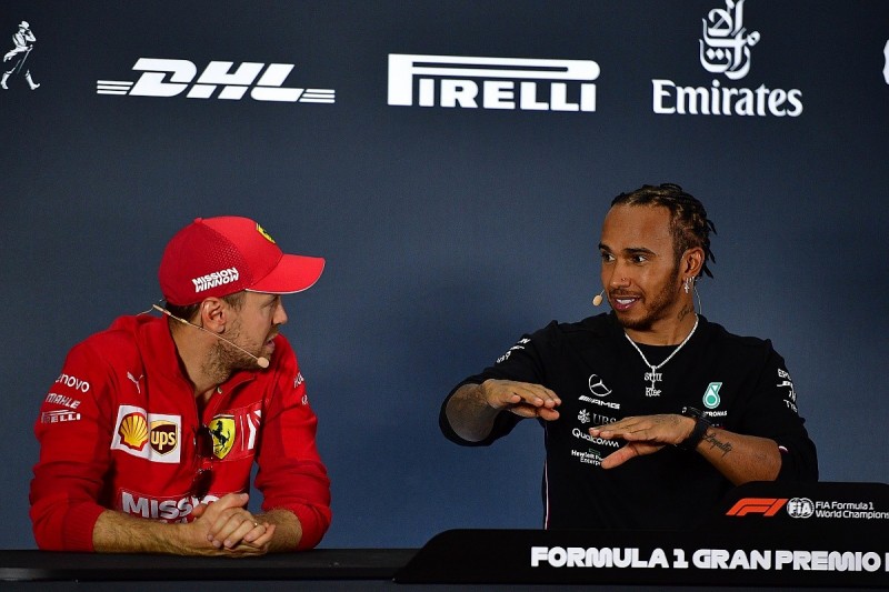 Vettel couldn't see Hamilton alongside at start of F1's Mexican GP
