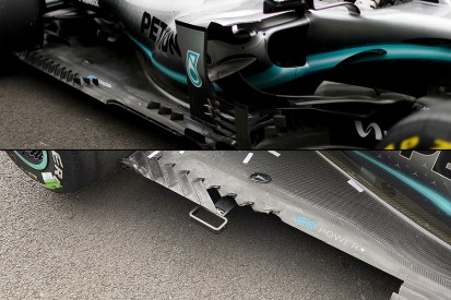 Hamilton: Mercedes F1 floor damage cost several tenths per lap