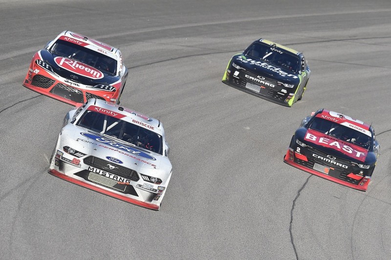 NASCAR Xfinity title rivals in post-race fight at Kansas