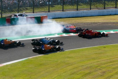 Leclerc Suzuka collision cost Verstappen's Red Bull 25% downforce