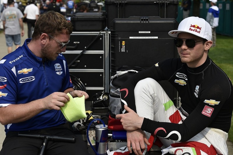 Red Bull's O'Ward to miss rest of oval races in Carlin IndyCar deal