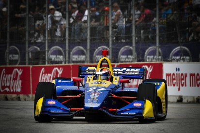 Detroit IndyCar: Rossi leads practice, Pagenaud causes red flag
