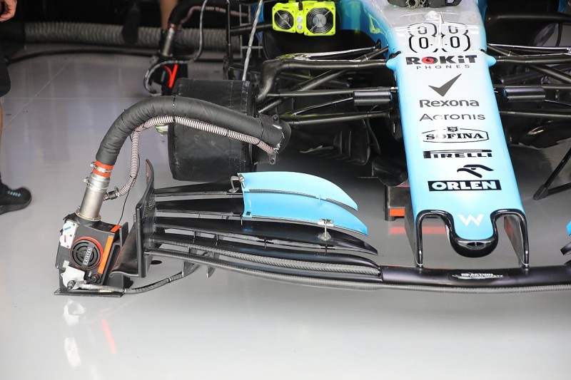 Williams trials experimental F1 front wing in Japanese GP practice