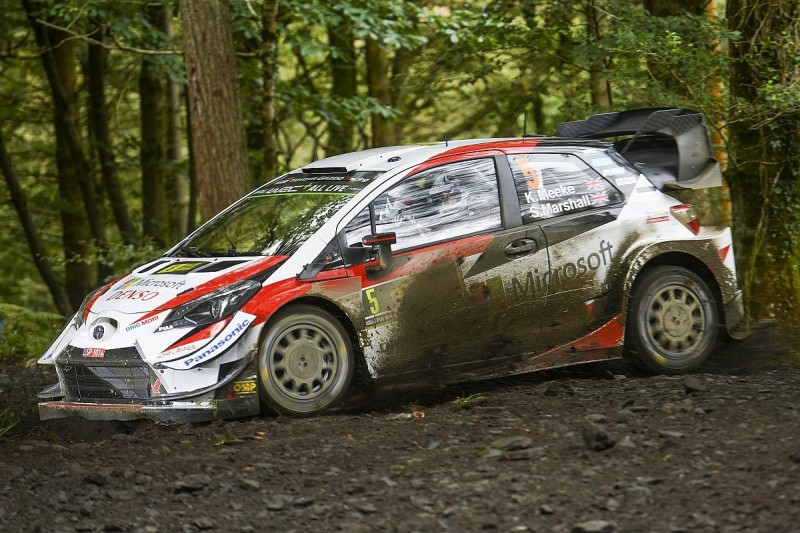 Rally GB WRC: Toyota's Meeke holds Friday morning lead of home round