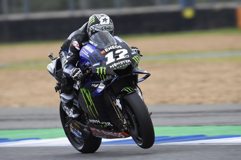 Buriram MotoGP: Vinales leads practice, Marquez has huge crash