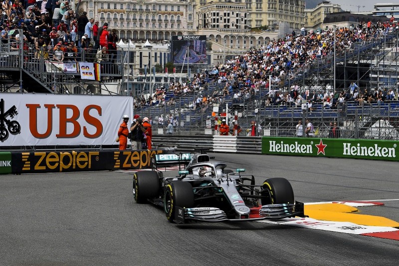 Monaco Grand Prix practice: Lewis Hamilton pips Valtteri Bottas