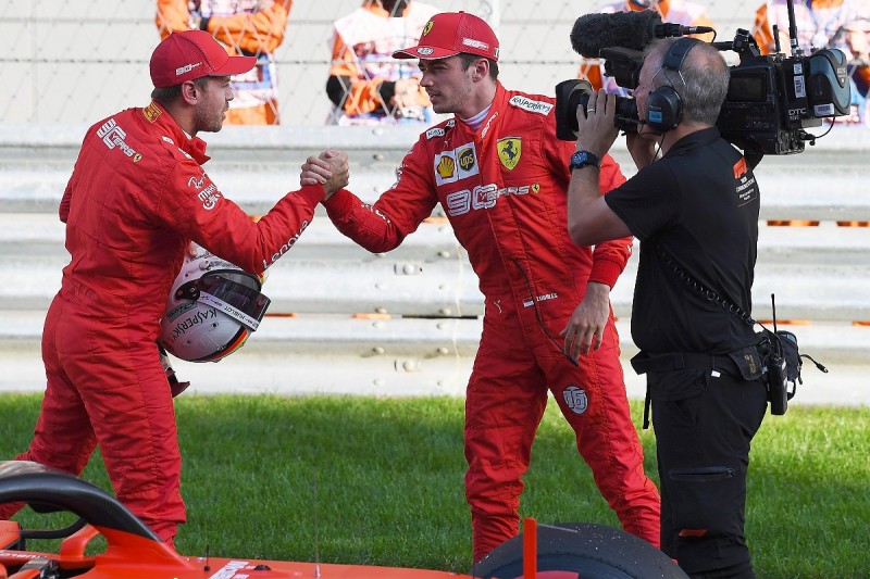 Vettel says no pattern in qualifying defeats by F1 team-mate Leclerc