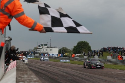 Thruxton BTCC: Josh Cook jumps Ash Sutton to win finale