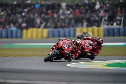 Petrucci "very, very scared" of hitting Ducati team-mate Dovizioso