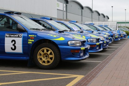 Subaru World Rally Cars gather at Prodrive ahead of Ralli22 event