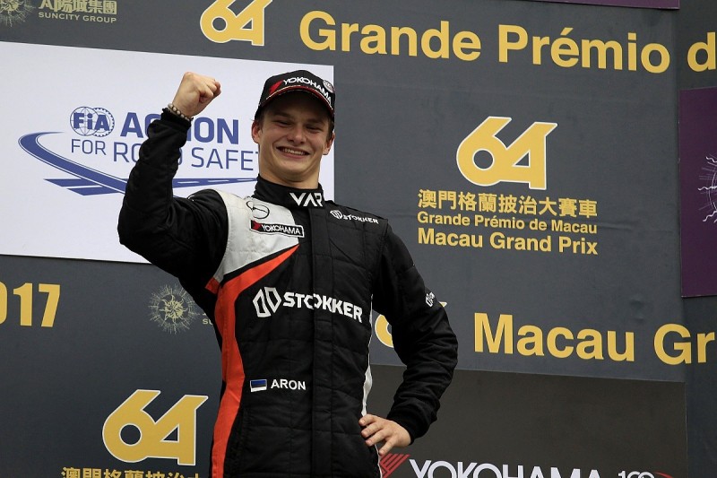 Prema adds Macau star Ralf Aron to 2018 European Formula 3 line-up