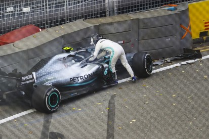 Bottas: Mercedes F1 car not "100%" right after Singapore FP1 crash