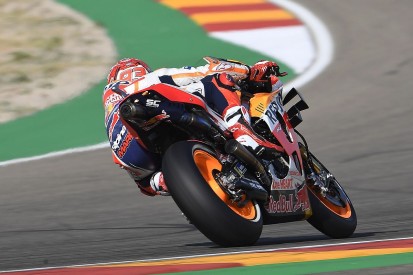 Marquez demolishes MotoGP field by 1.6s in Aragon FP1