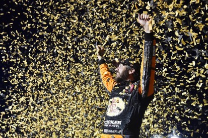 Las Vegas NASCAR: Martin Truex Jr wins as playoffs begin