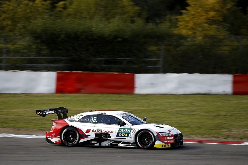 Rast bags Nurburgring DTM pole, BMW back on front row