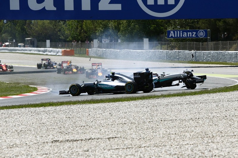 Lauda slams Hamilton after collision with Rosberg in Spanish GP