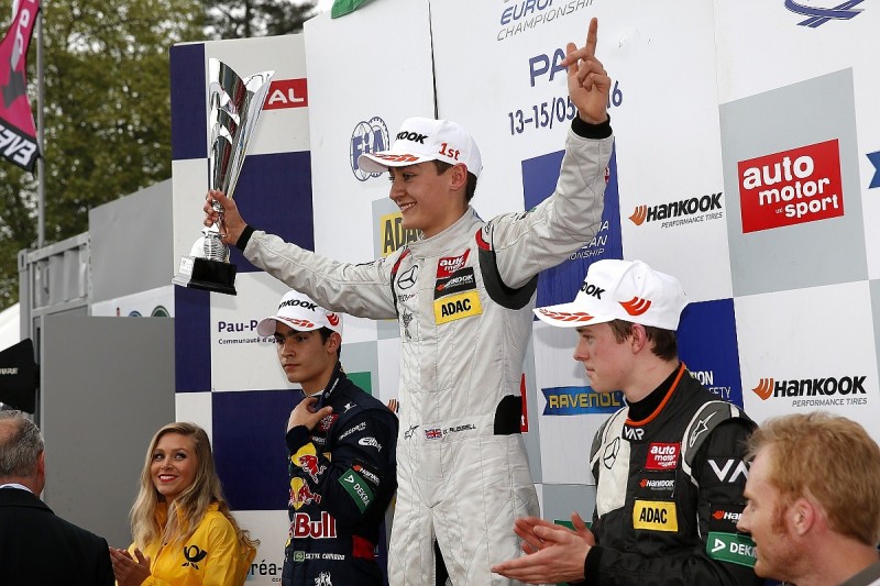 George Russell wins second Pau European Formula 3 race for Hitech