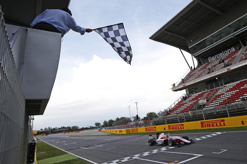 GP3 Barcelona: Ferrari F1 junior Charles Leclerc dominates race one