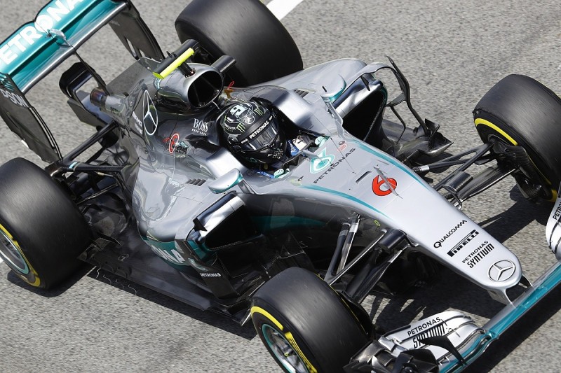 Spanish Grand Prix practice: Nico Rosberg puts Mercedes on top