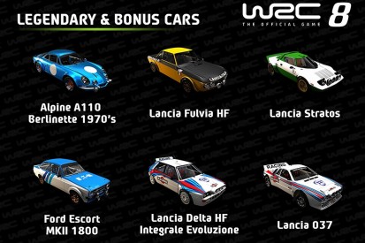 WRC8 reveals classic WRC car roster ahead of game launch