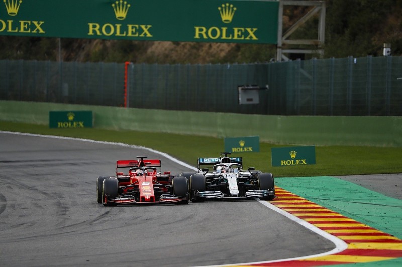 Vettel was playing "road block" role on Hamilton for Leclerc