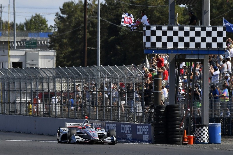 IndyCar Portland: Power wins as Newgarden steps closer to title