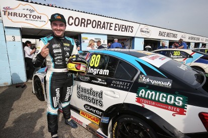 BTCC Thruxton: Tom Ingram tops frantic qualifying session