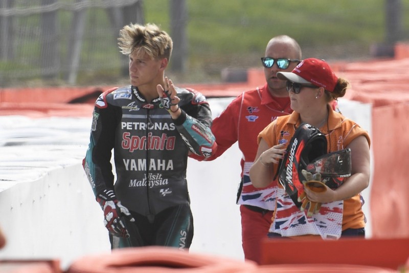 Quartararo: Silverstone first-lap crash caused by Rins error